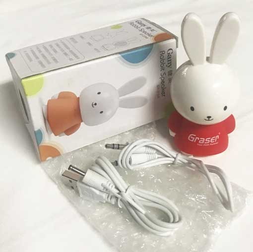 GANY rabbit speaker 可愛兔子造型喇叭, 嬰兒及兒童, 兒童傢具, 燈及裝飾在旋轉拍賣