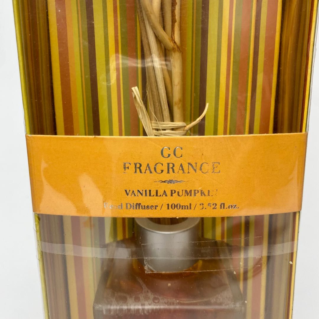 GC Fragrance Rattan Stick Scented Diffuser Vanilla Pumpkin 100ml