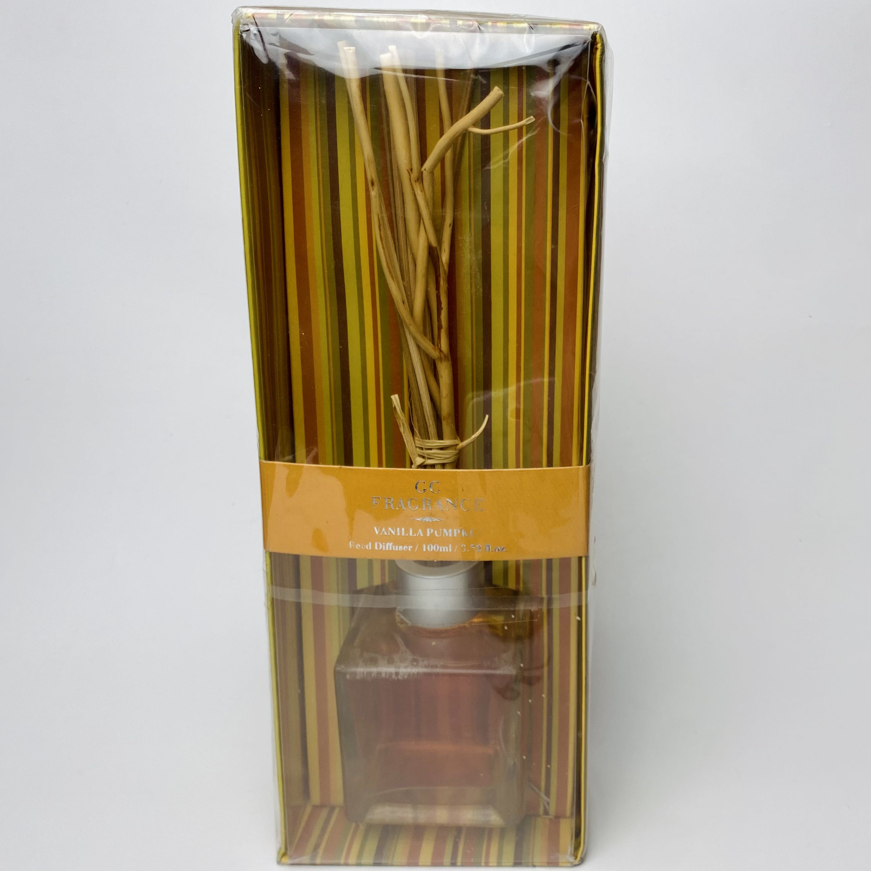 GC Fragrance Rattan Stick Scented Diffuser Vanilla Pumpkin 100ml