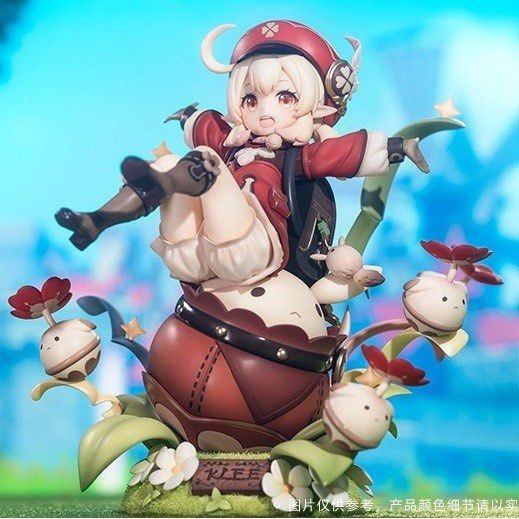 Genshin Impact Klee Magnificent and Spark Anime Girl Action Figure 