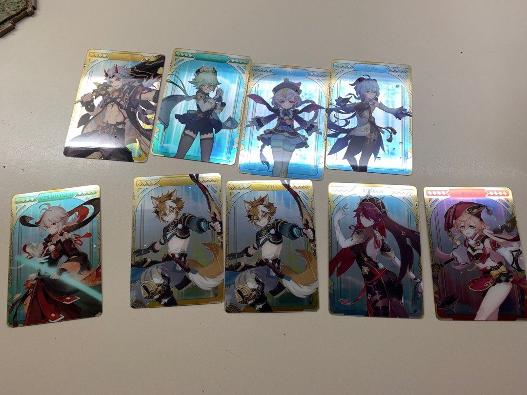 OFFICIAL Bandai Genshin Impact Wafer Trading Cards: V20 Rosaria Venti  visual card, Hobbies & Toys, Toys & Games on Carousell