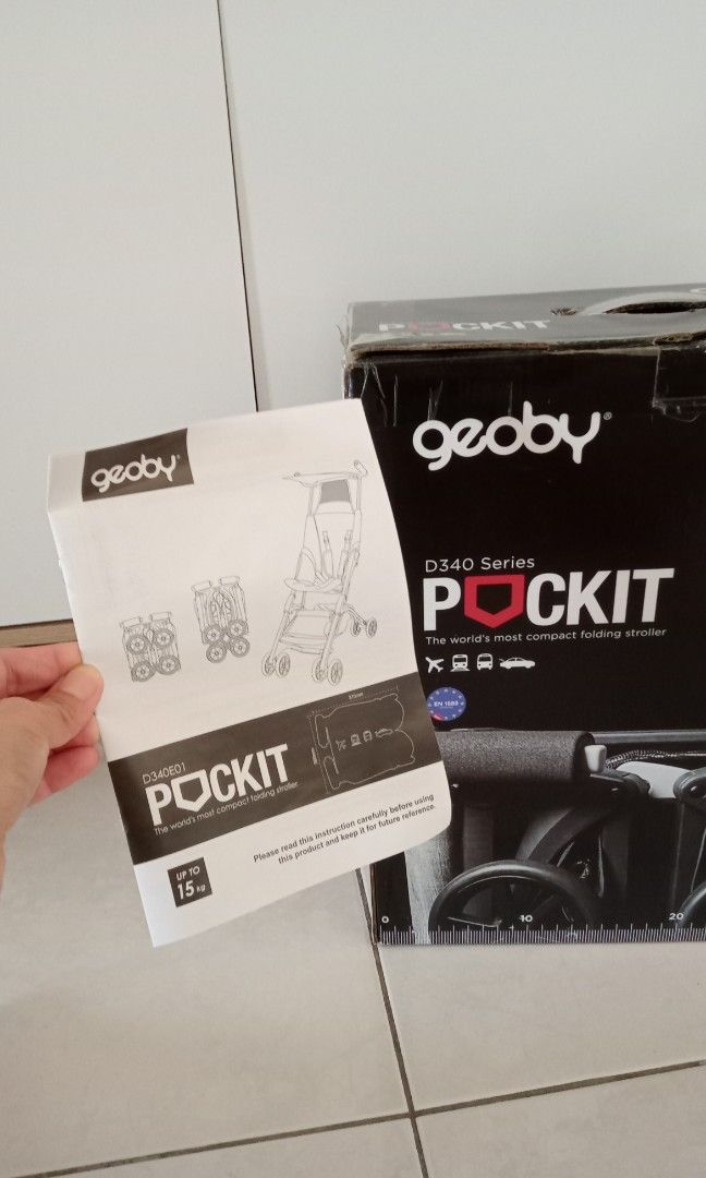 geoby D340 Series Pockit Stroller Babies Kids Going Out