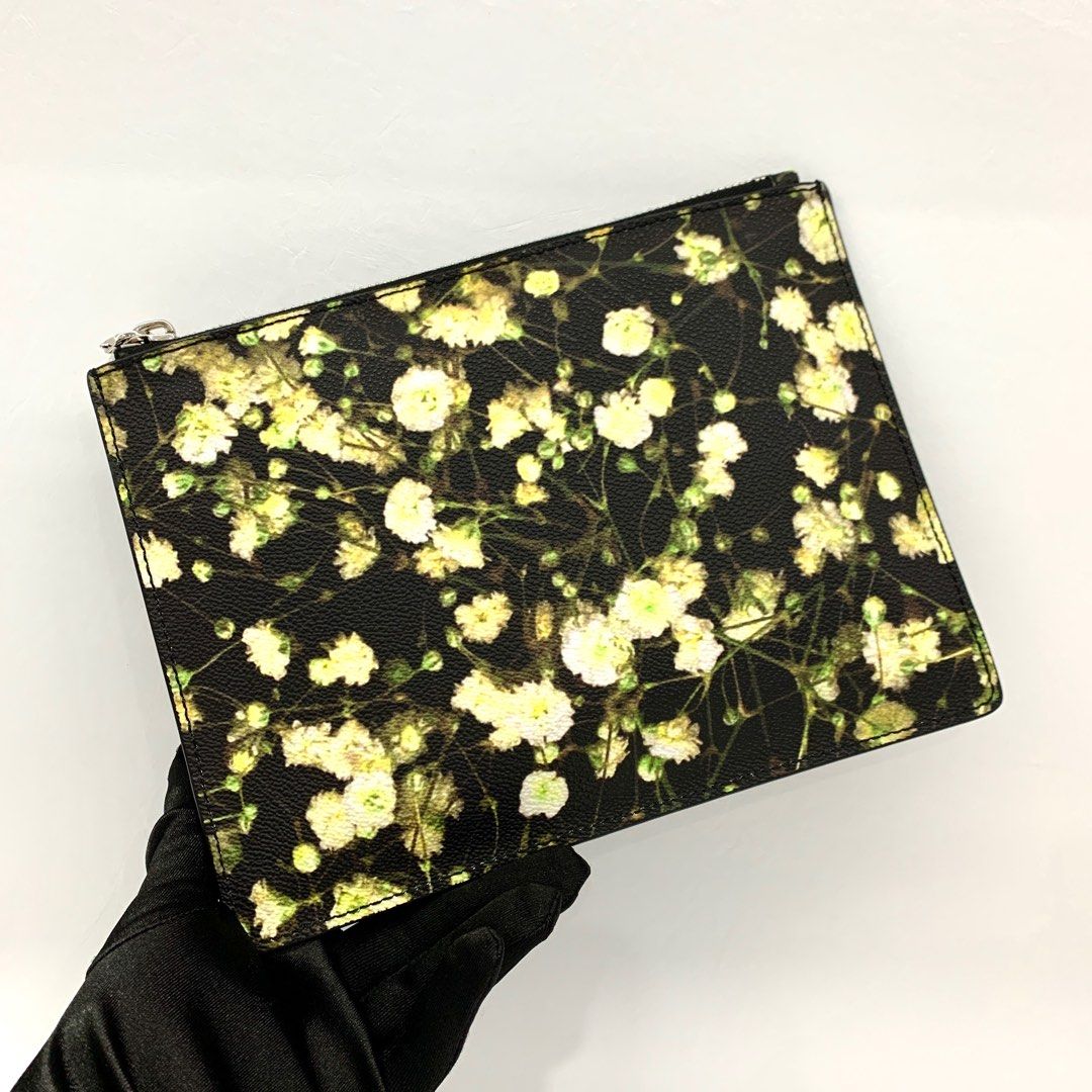GIVENCHY FLORAL CLUTCH 227027737 V Women s Fashion Bags Wallets Clutches on Carousell