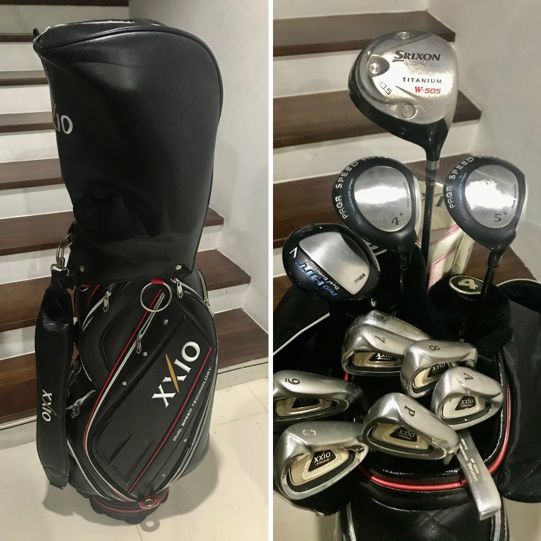 Golf Set Iron XX10 Prime SP500, Driver Srixon Titanium , Wood 4 PRGR