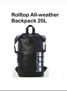 (FREE DELIVERY)GOPRO 20L ROLLTOP ALL-WEATHER BACKPACK (BRAND NEW) to CLEAR