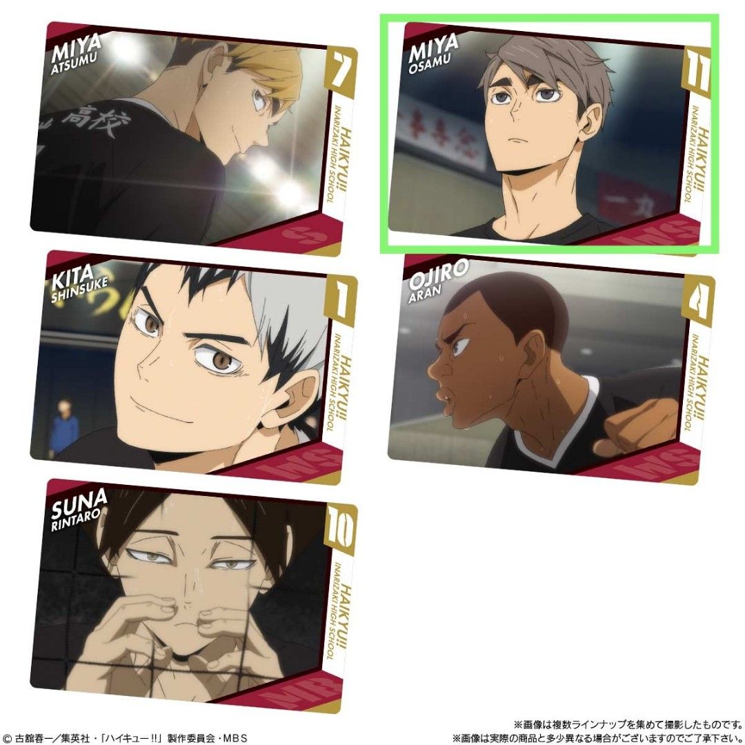 Haikyuu!! To The Top Ensky Marukaku Square Can Badge Vol. 2 SET