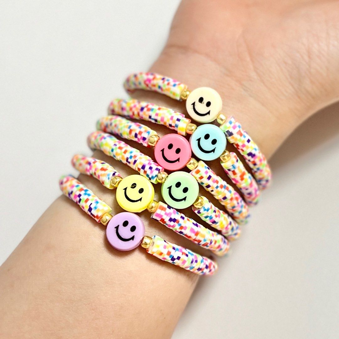 Smiley Face Chain Bracelet - Love Poppy – Marie's Jewelry Store