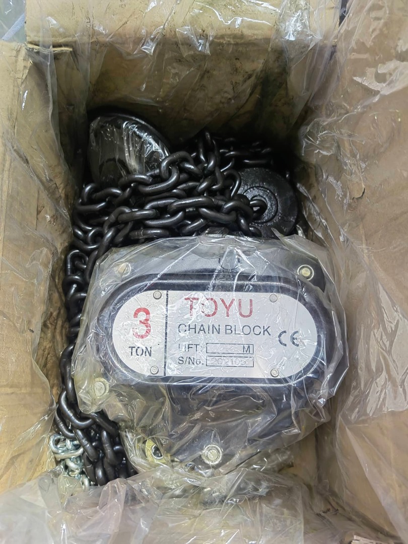 Heavy Duty Chain Block (3 Tons), Commercial & Industrial, Industrial ...