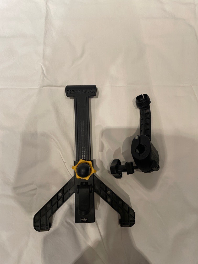 Hercules iPad tablet holder for mic stand DG305B, Hobbies & Toys, Music