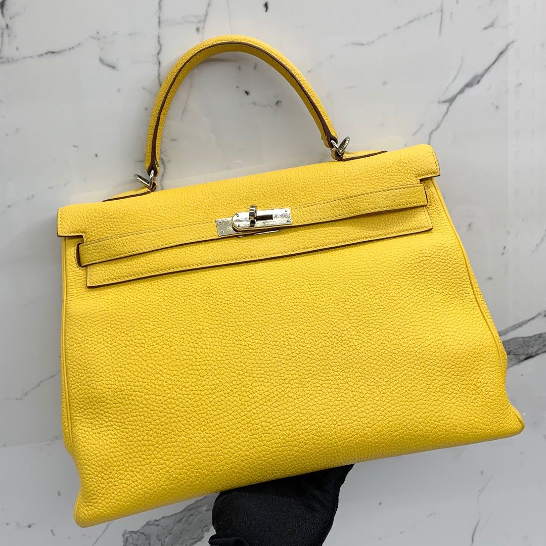 Hermes kelly yellow hot sale