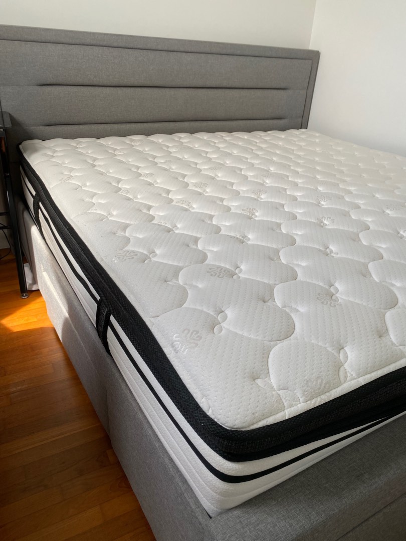 Hilker King Size Mattress & Bed Frame bought from Harvey Norman