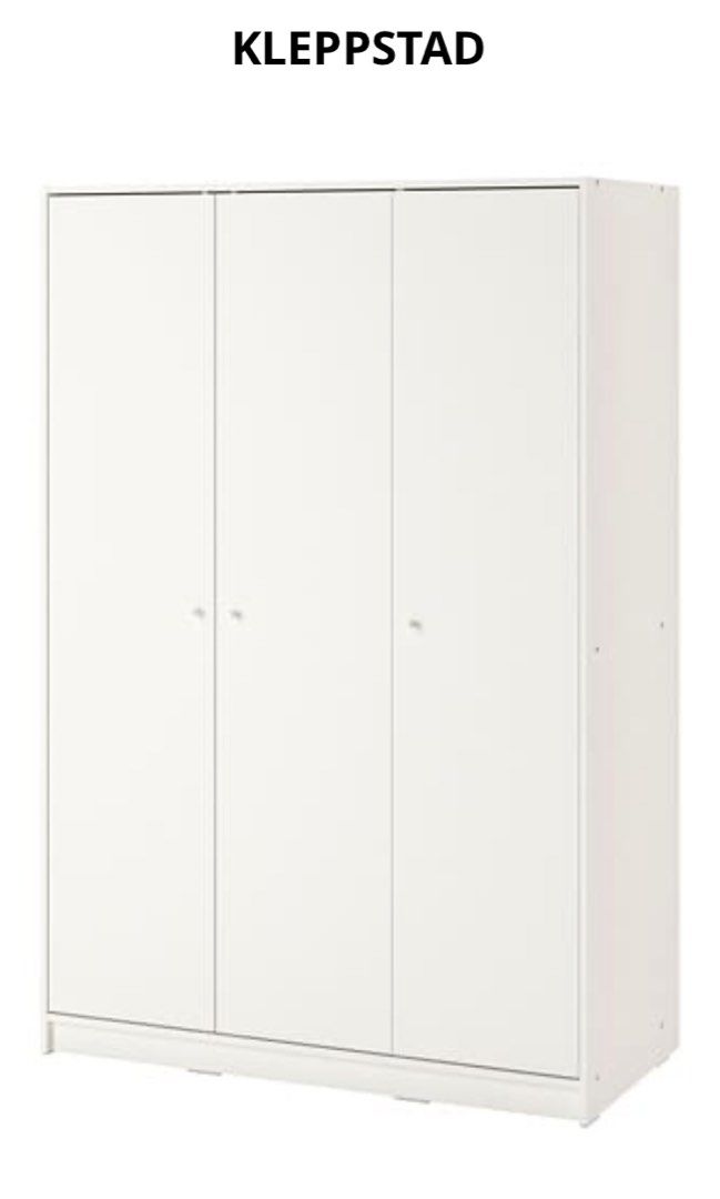 IKEA Kleppstad Wardrobe, Furniture & Home Living, Furniture, Shelves ...
