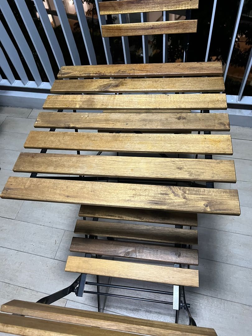 Ikea outdoor table set, Furniture & Home Living, Outdoor Furniture on