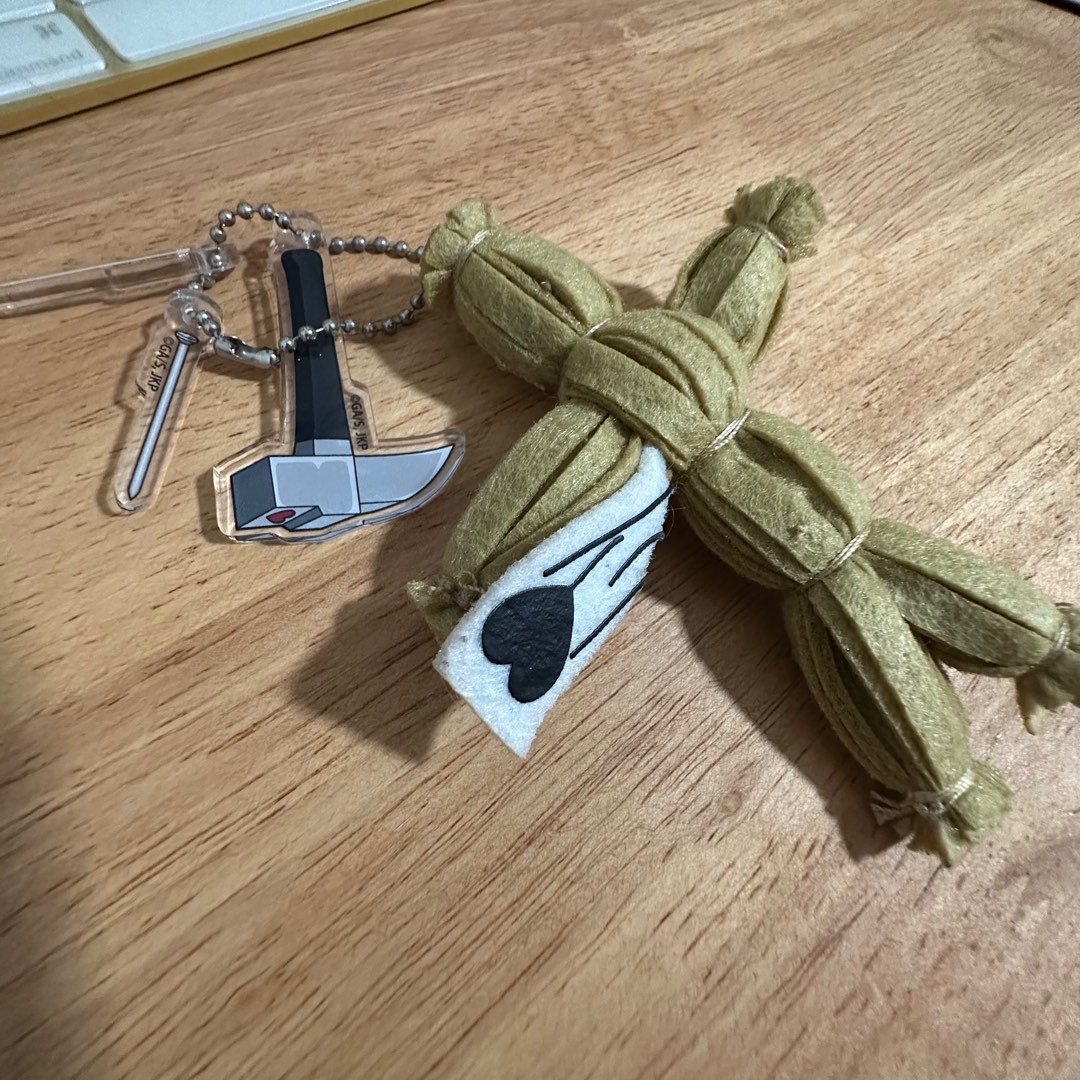 JJK Kugisaki Nobara Straw Doll Keychain, Hobbies & Toys, Memorabilia