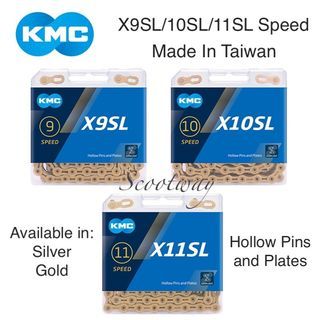 KMC X9SL/10SL/11SL Superlight Chain | Made In Taiwan