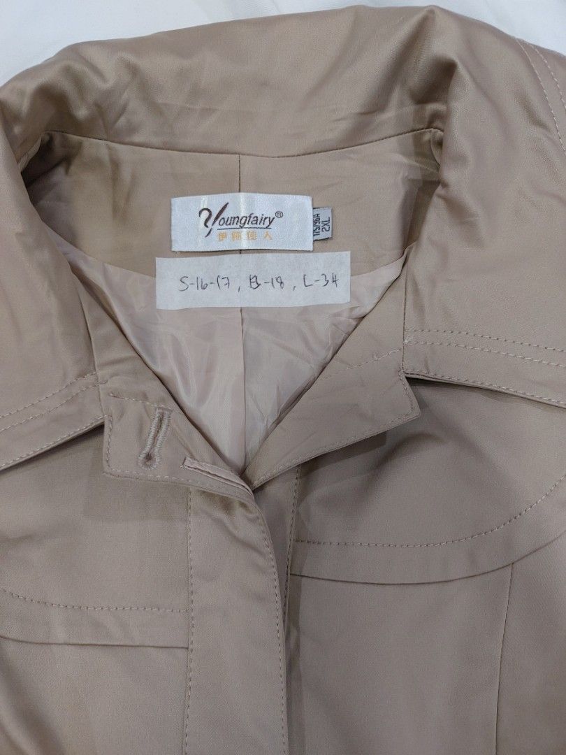 Korean Style Short Fashion Trench Coat main image 0