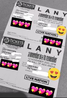 Lany Concert Ticket