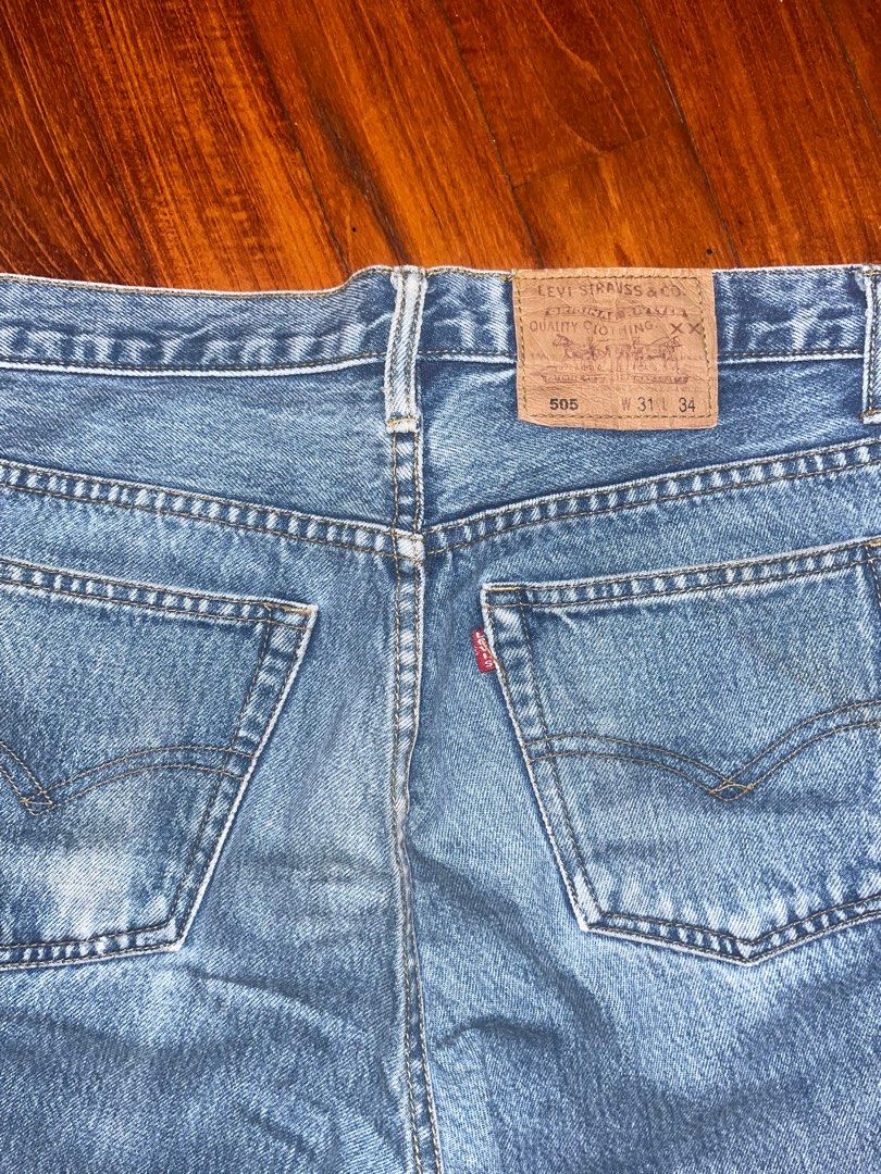 levis straight jeans, Men's Fashion, Bottoms, Jeans on Carousell