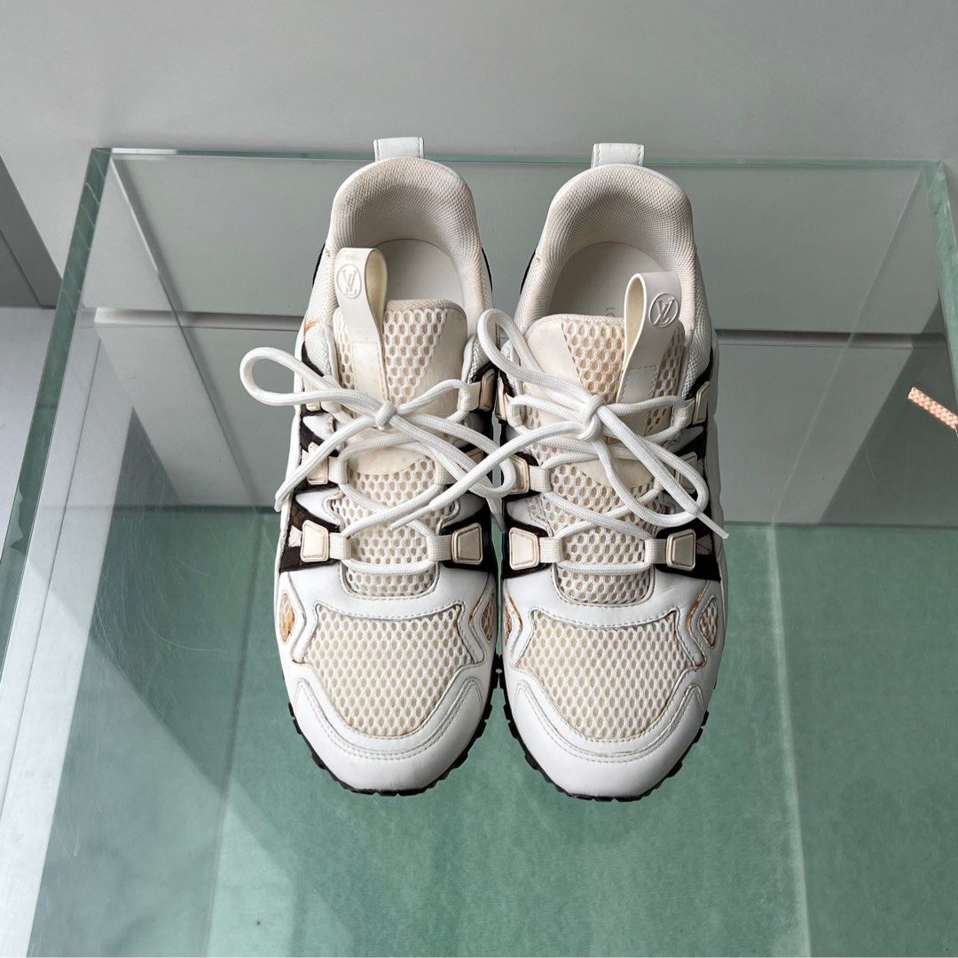 Louis Vuitton Silver Sneakers, Luxury, Sneakers & Footwear on Carousell