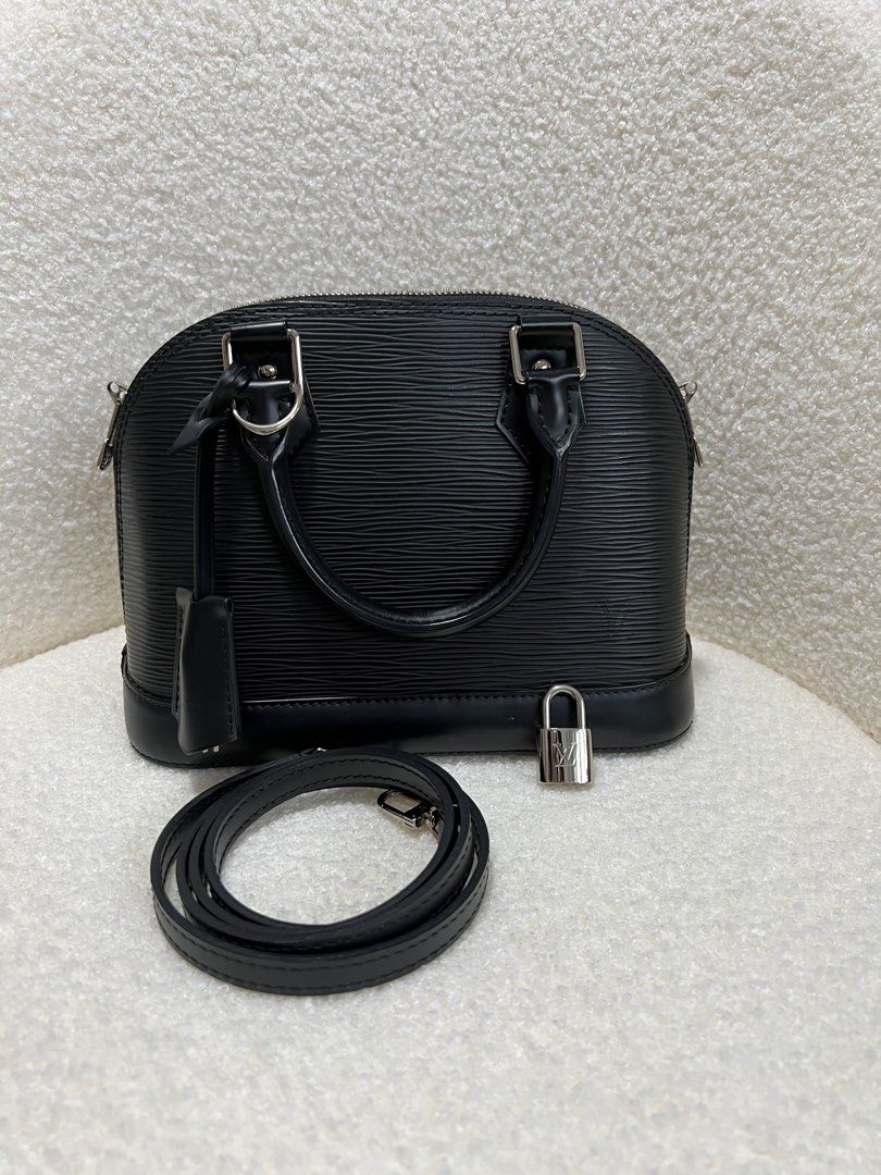  OULARIO Genuine Black Leather Crossbody Strap for EPI Bags  Pochette Petit Malle Alma BB Clery Louise PM Luna Lluny Bb : Arts, Crafts &  Sewing