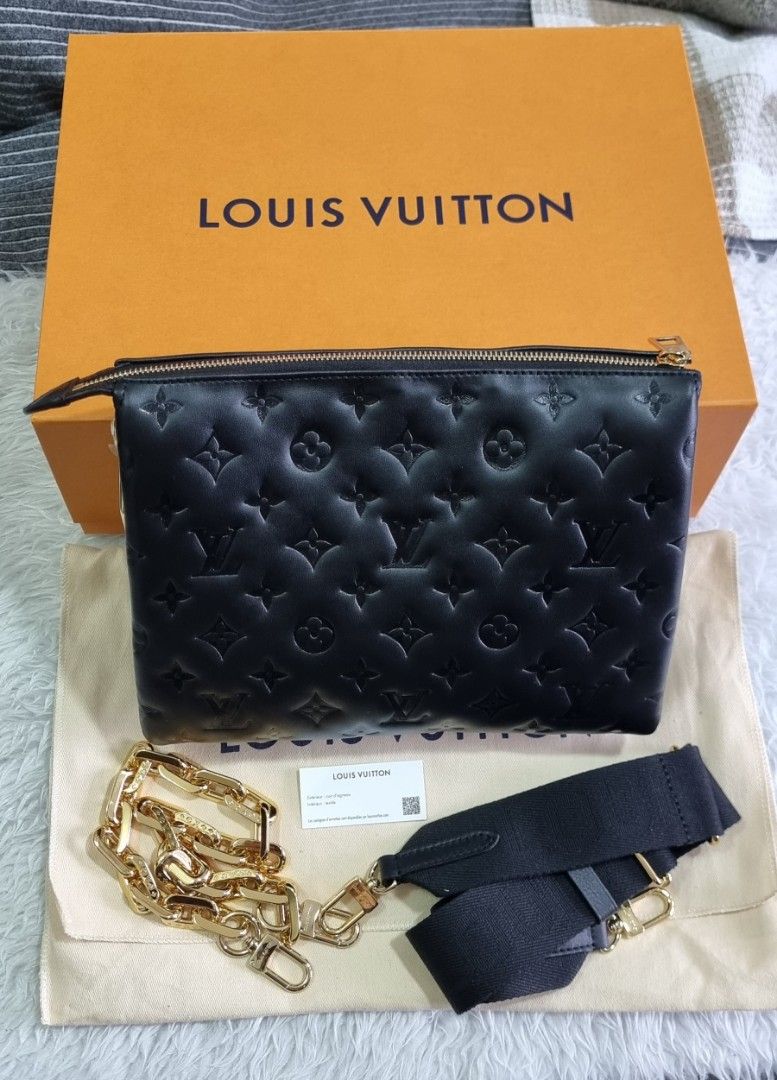 LOUIS VUITTON CoussinPM M57790 Noir Shoulder Bag from japan fedex
