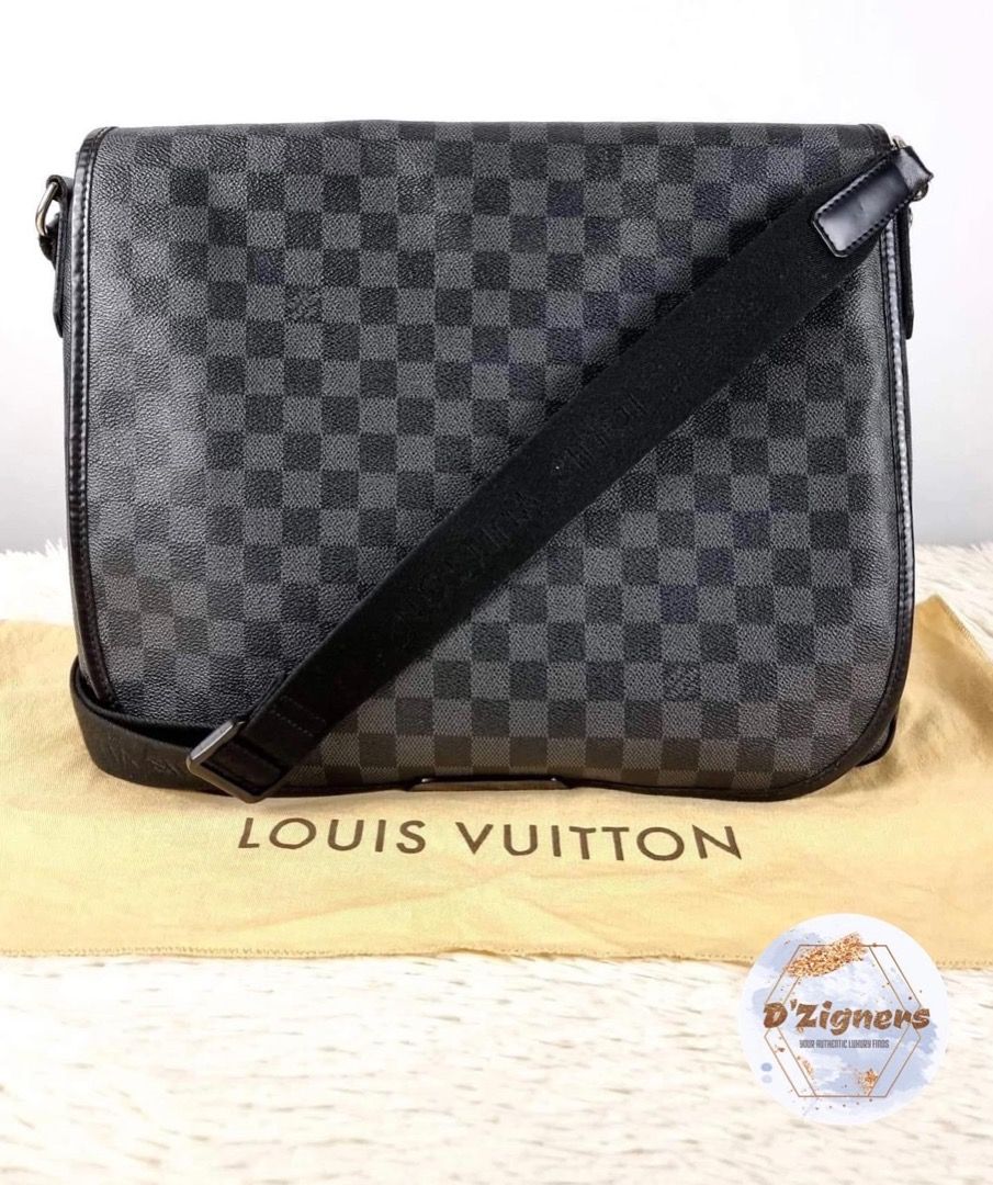 Louis Vuitton Daniel MM Damier Graphite, Luxury, Bags & Wallets on Carousell