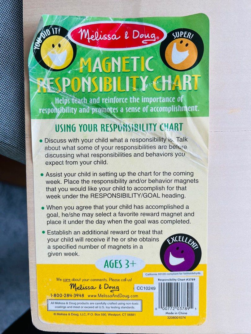 Melissa & Doug Responsibility Chart, Hobbies & Toys, Toys