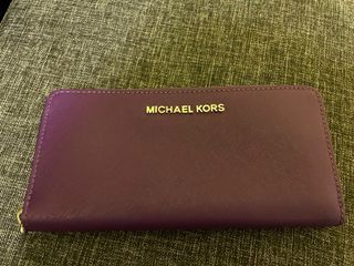 Michael Kors紫色長夾