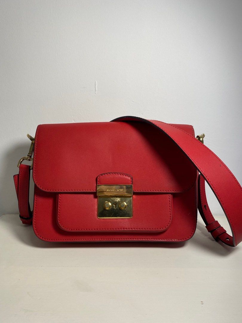 Michael Kors Sloan Editor Red
