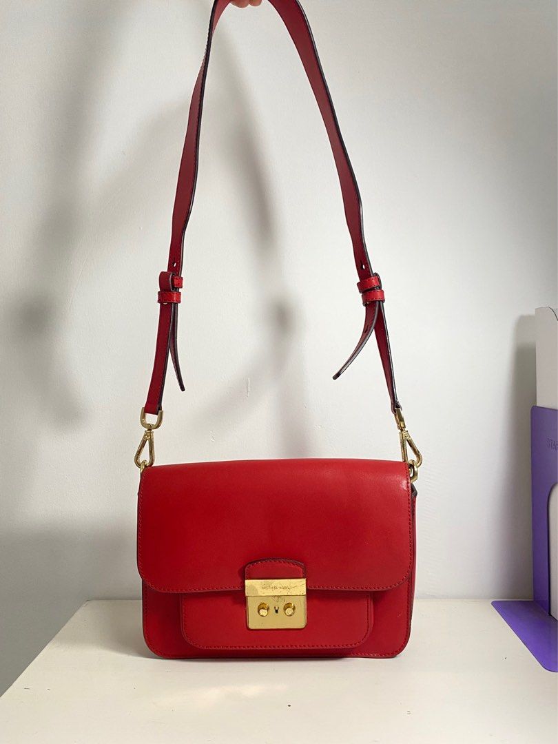 Michael Kors Sloan Editor Red