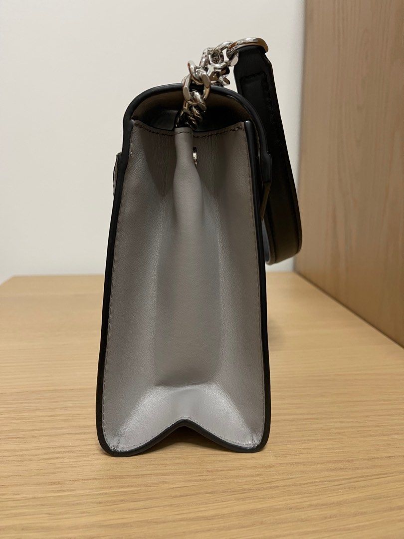 Michael Kors Whitney Large Tri Color Leather Convertible Shoulder