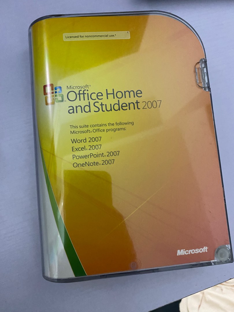 Microsoft office home and student 2007, Computers & Tech, Parts