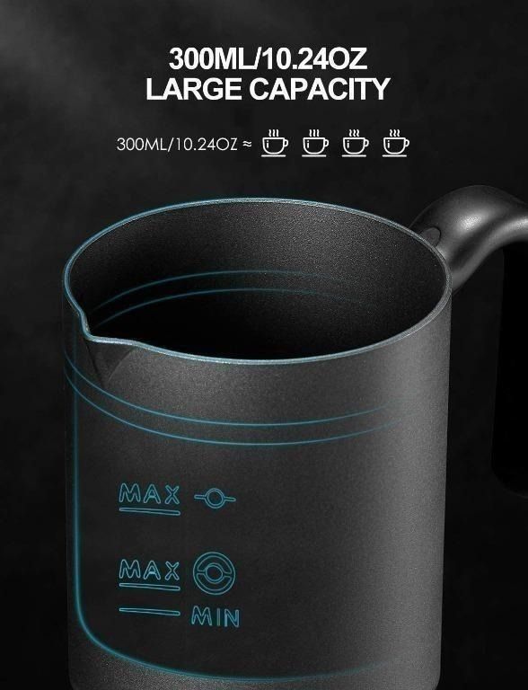 Milk frother, Aicook Larger Capacity Milk Steamer Liquid Heater with