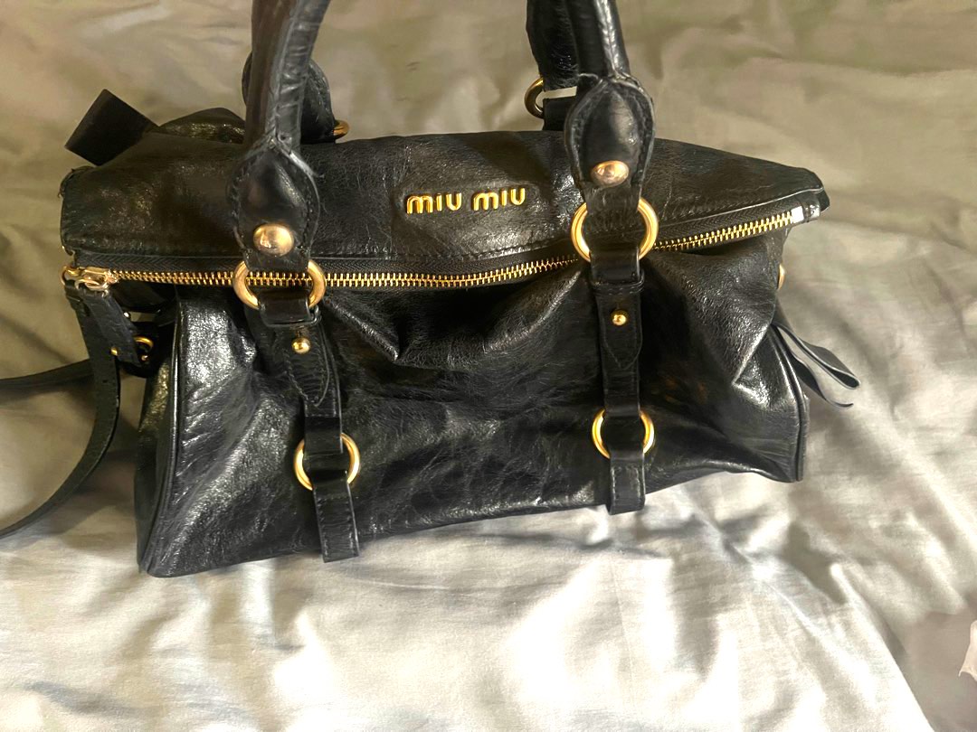 Miu Miu Lux Bow Bag, Luxury, Bags & Wallets on Carousell