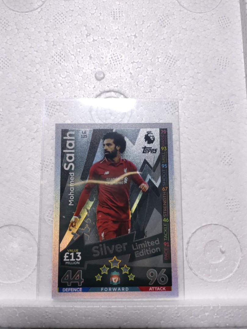Mohamed Salah Match attax Limited edition, Hobbies & Toys, Toys & Games ...