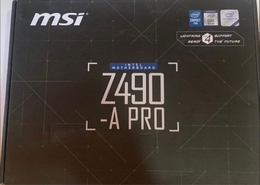 MSI Motherboard Z490A Pro, Computers & Tech, Parts & Accessories