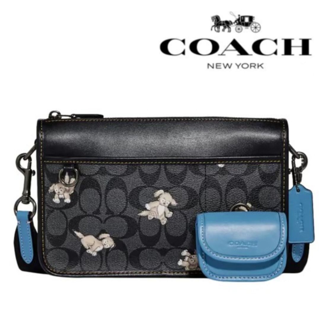 Coach Nolita 19 Convertible Purse with Happy Dog