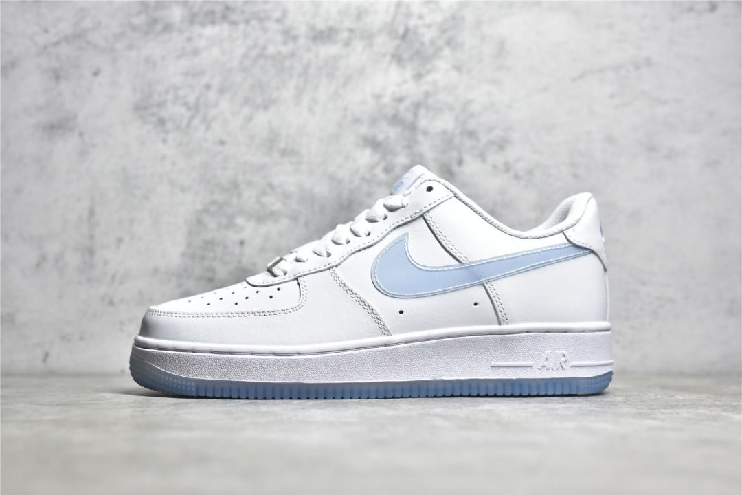 Air force 1 07 white hotsell light armory blue