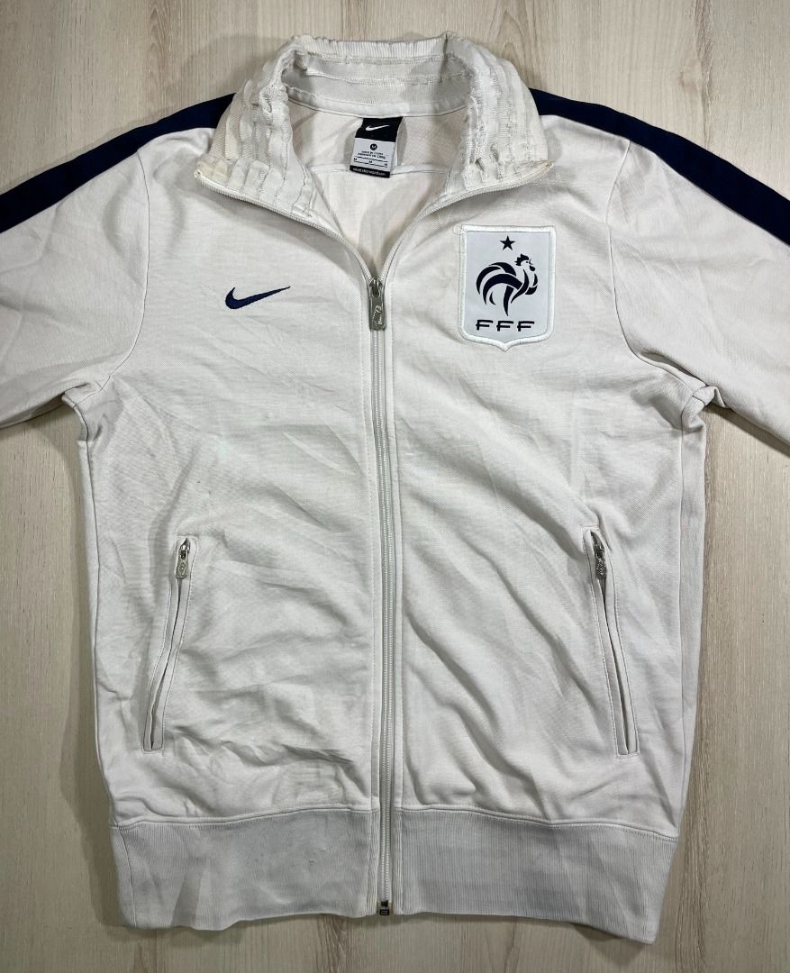Nike France White Tracktop BV Used Men s Fashion Activewear on