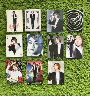 Onew SHINee in wonderland cards
