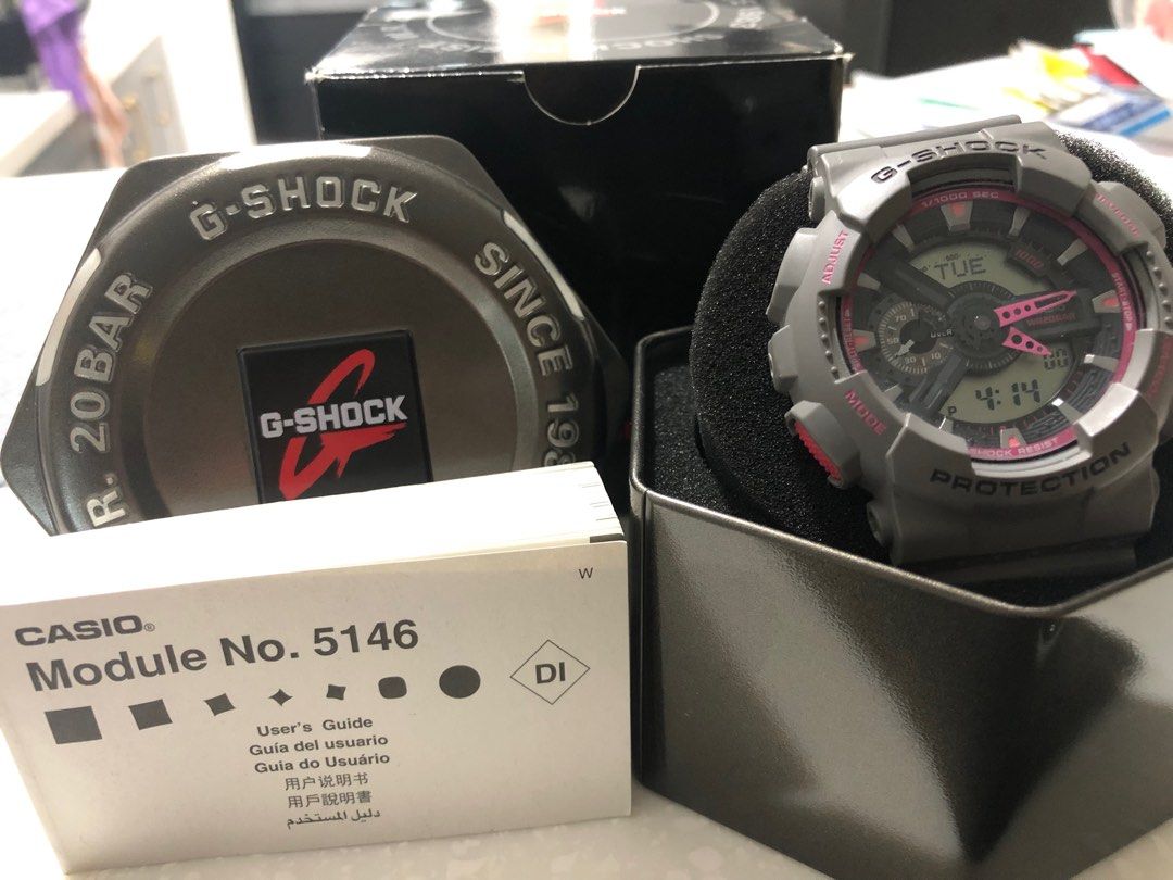 Casio g shock 5146 manual 2025 español