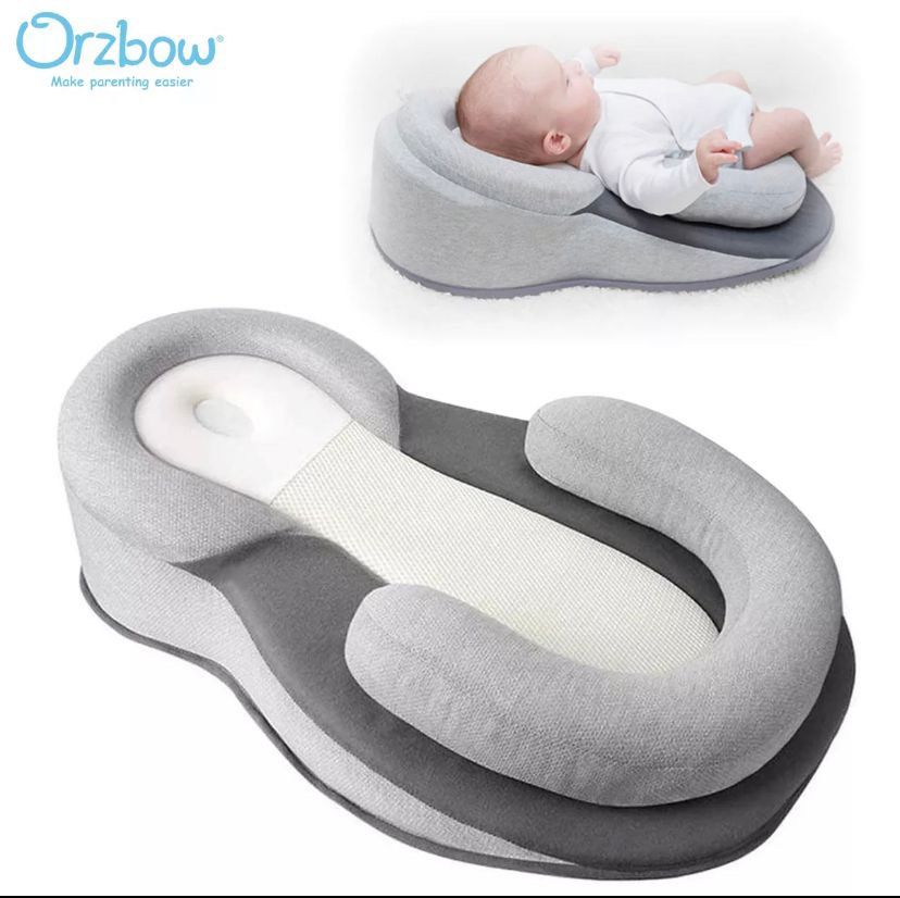 Orzbow Portable Baby Bed Stereotype Infant Crib Folding Travel Cot Anti-Mud  Sleep Positioning Pillow Wedge , Feed Baby Milk Bee, Babies & Kids, Babies  & Kids Fashion On Carousell