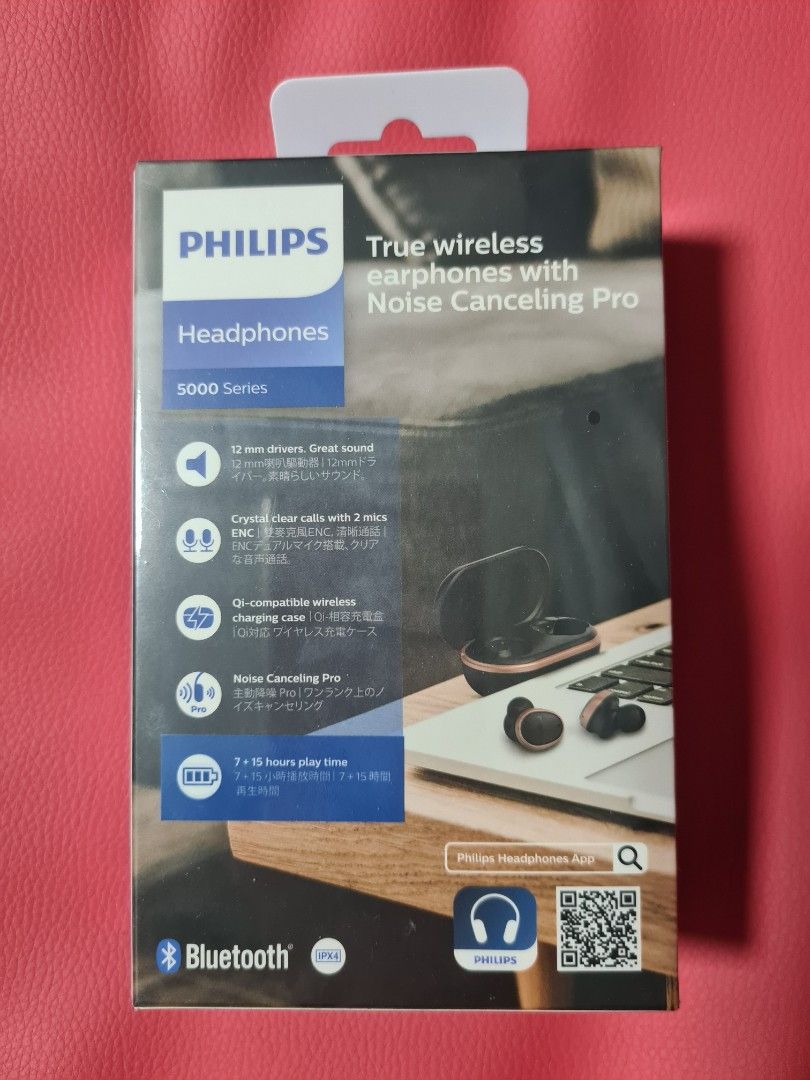 Philips 5000 Series TAT5556 Wireless Headphones, Audio, Headphones & Headsets on Carousell