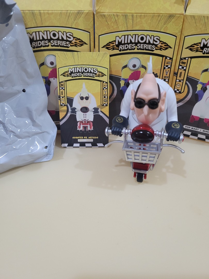 POP MART Minion Mount Series Moto Dr. Nefario Cute Mini Figure Gift