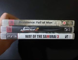 PS3 Juiced 2, Resistance & Way of the Samurai 3