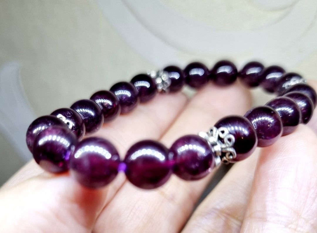 Purple sales garnet jewelry