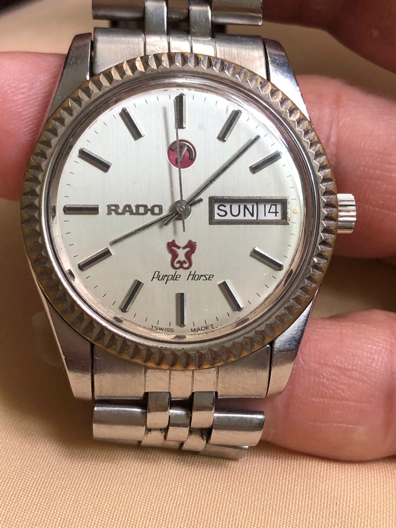 RADO purple horse automatic Swiss made Luxury Watches on Carousell