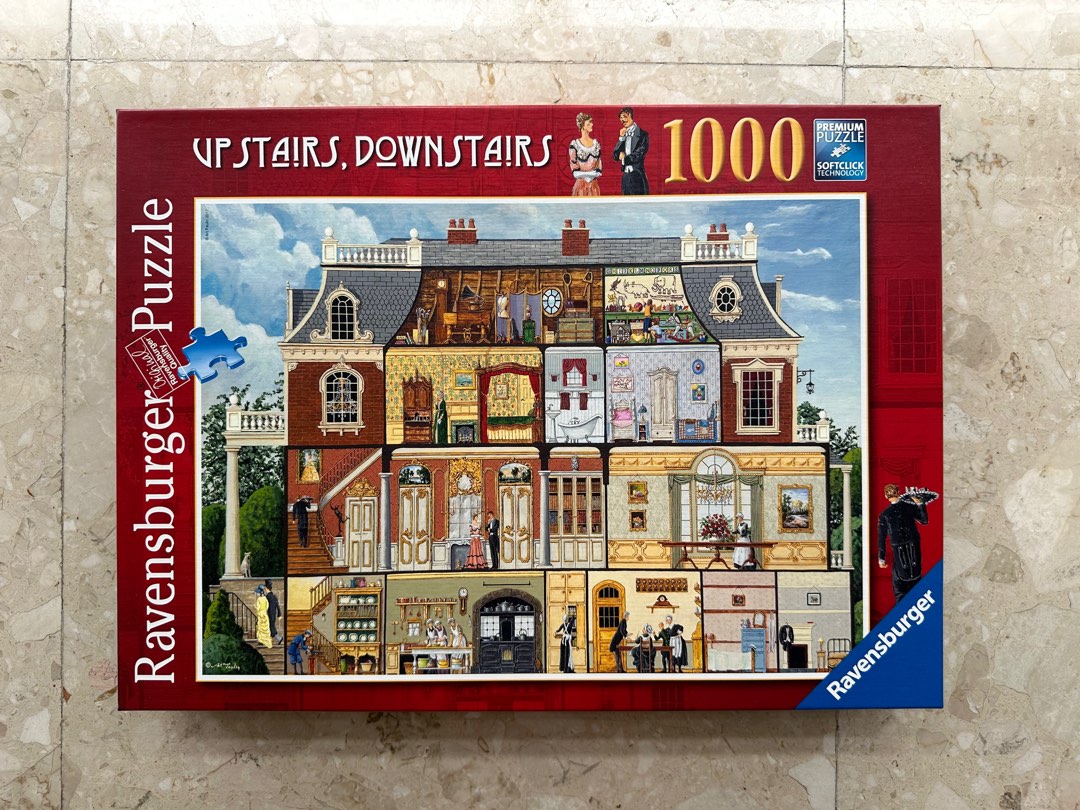 Ravensburger Jigsaw Puzzle 1000 Pieces Upstairs Downstairs, Hobbies