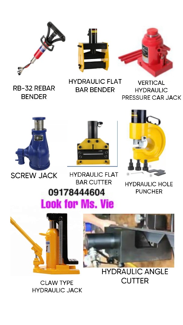 RB32 REBAR BENDER, HYDRAULIC FLAT BAR BENDER, VERTICAL HYDRAULIC