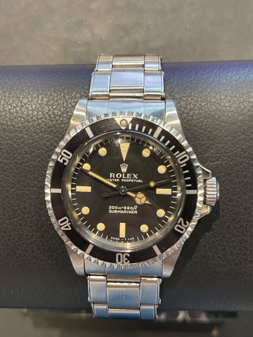 Rolex 5513 from 1967 with rivet bracelet. Meters first. Luxury